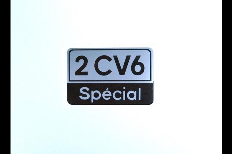 AUTOCOLLANT 2CV6 Spécial