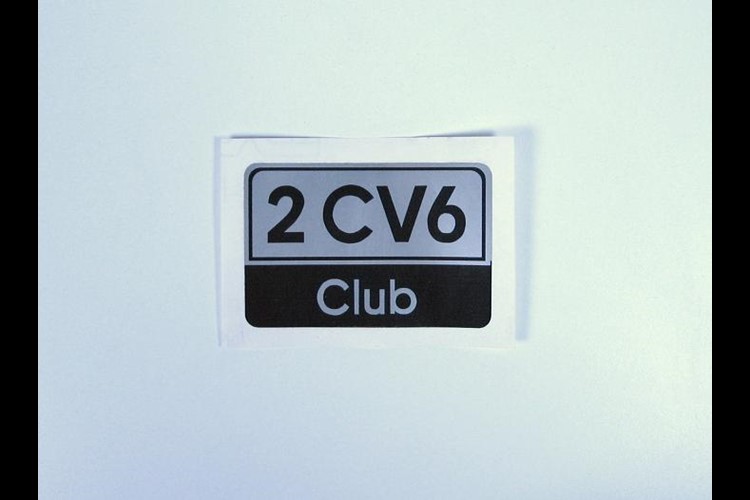 AUTOCOLLANT 2CV6 CLUB