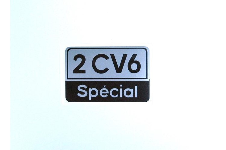 STICKER 2CV6 SPECIAL