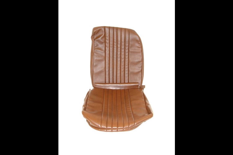 Housse de siège gauche en skaï brun