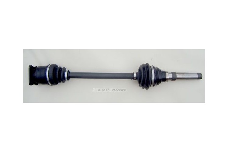 Drive shaft complete left (Right threaded) BL double homokin