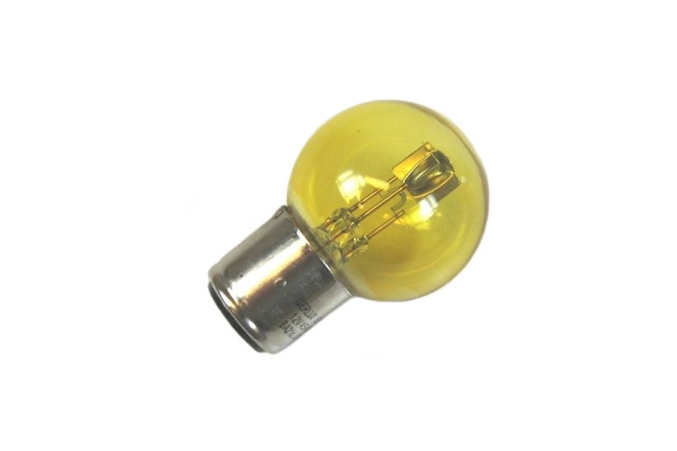 head light bulb12v 40/45 w french socket yellow