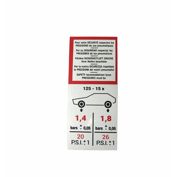 STICKER BANDENSPANNING STICKER BANDENSPANNING